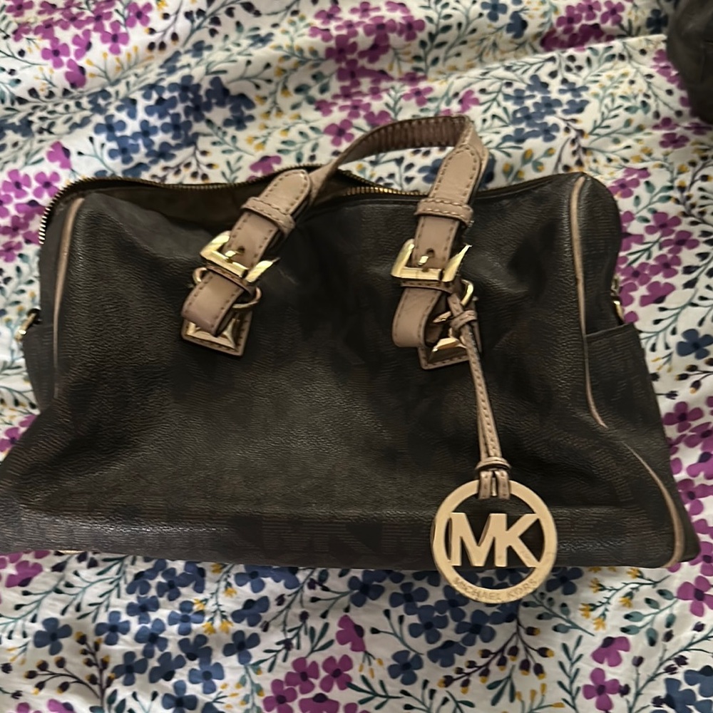 Michael Kors Black Leather Handbag
